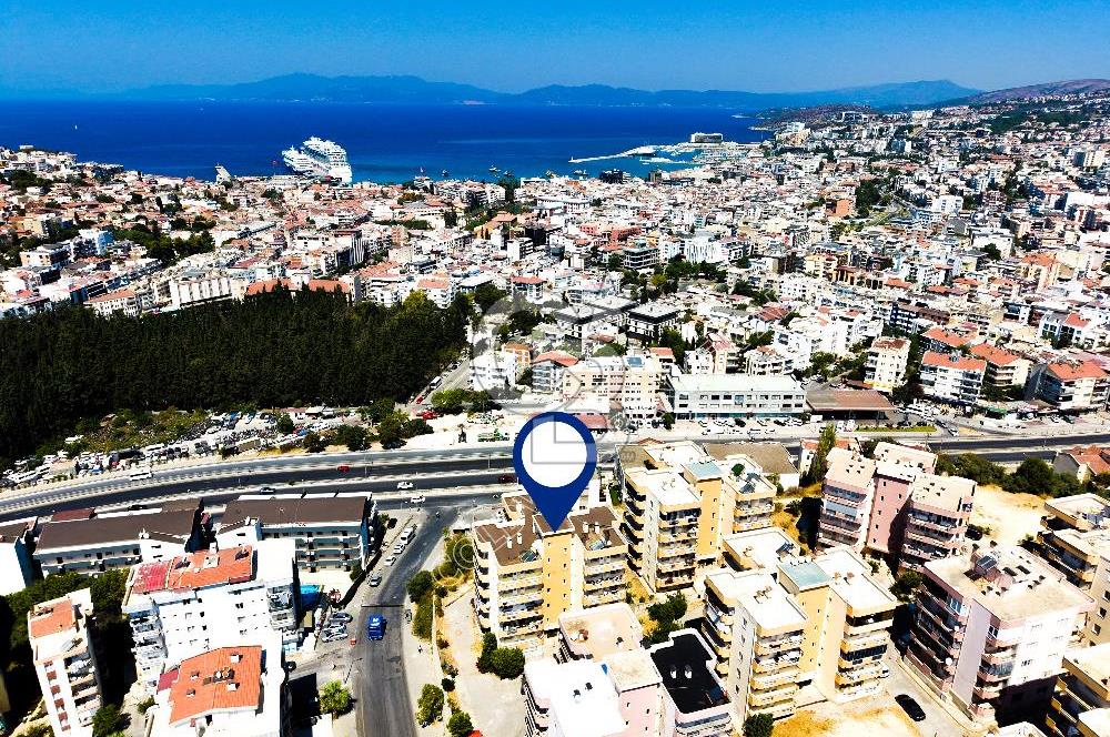 Kuşadası İkiçeşmelik te deniz manzaralı kiralık 2+1 daire