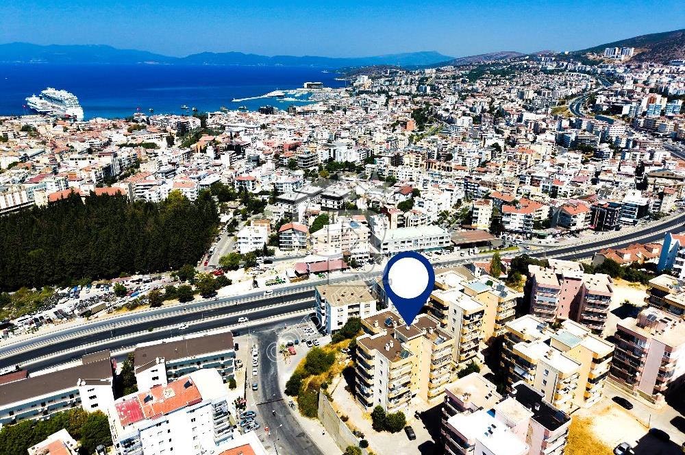 Kuşadası İkiçeşmelik te deniz manzaralı kiralık 2+1 daire