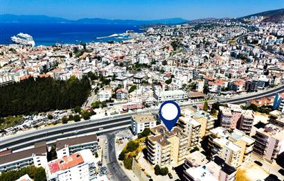 Kuşadası İkiçeşmelik te deniz manzaralı kiralık 2+1 daire