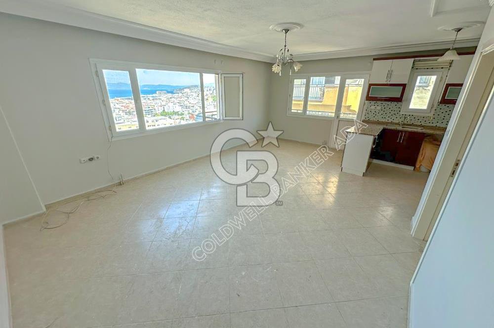 Kuşadası İkiçeşmelik te deniz manzaralı kiralık 2+1 daire