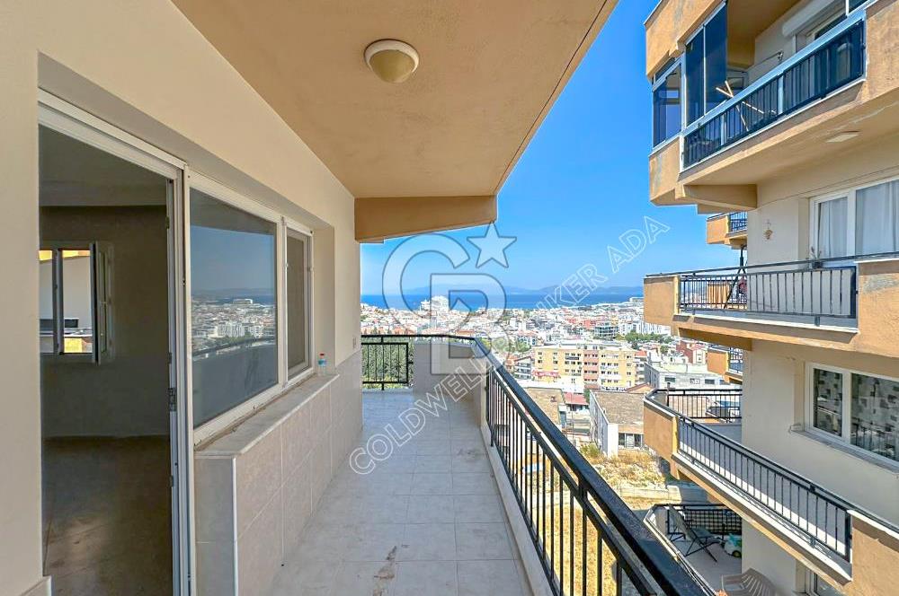 Kuşadası İkiçeşmelik te deniz manzaralı kiralık 2+1 daire