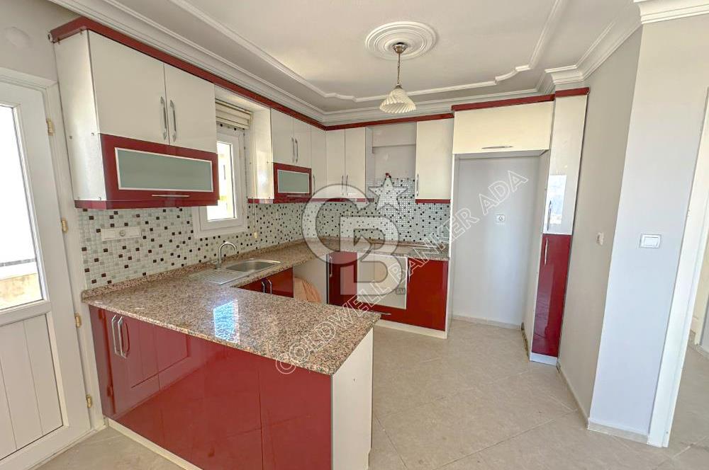 Kuşadası İkiçeşmelik te deniz manzaralı kiralık 2+1 daire