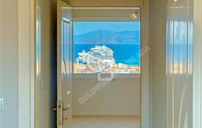 Kuşadası İkiçeşmelik te deniz manzaralı kiralık 2+1 daire