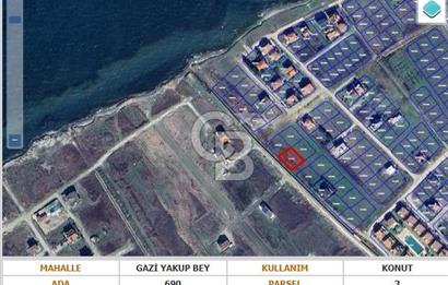 ÇANAKKALE / LAPSEKİ ÇARDAK BÖLGESİNDE 466 M² SATILIK İMARLI ARSA