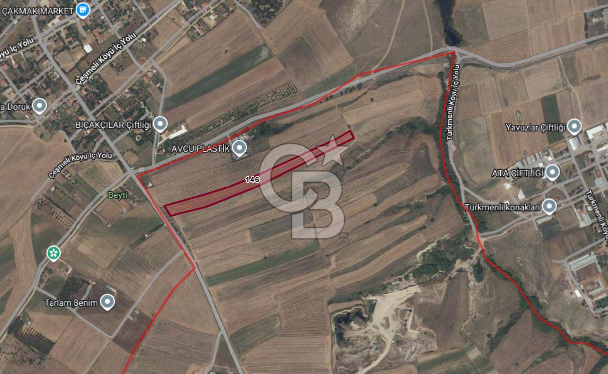 Yeniçiftlik Çorlu Yolu Üzeri Yatırımlık Hisseli Tarla