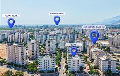 Konyaaltı Uncalı'da Havuz Manzaralı Satılık 2+1 Daire