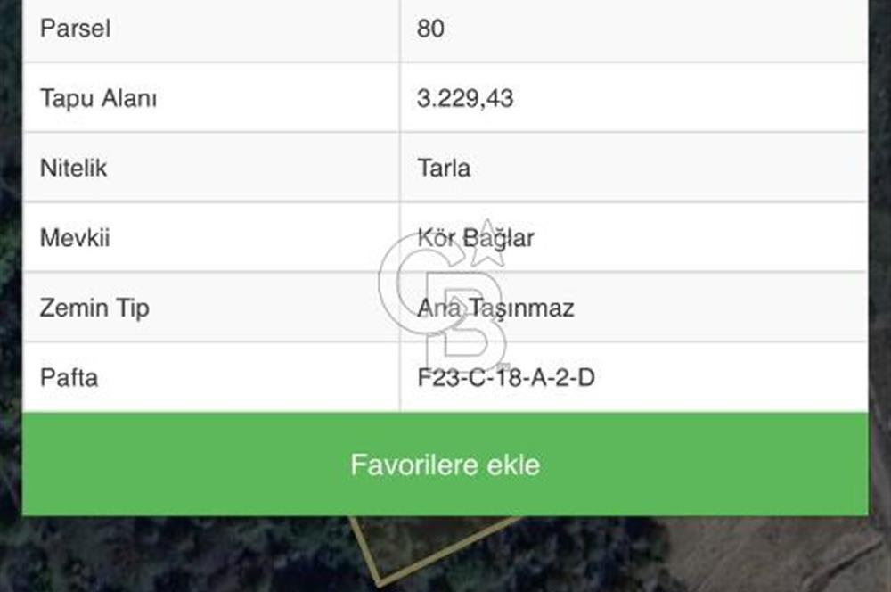 ŞİLE GEREDELİDE DOĞAYLA İÇ İÇE 3.229 M² GENİŞ ARAZİ