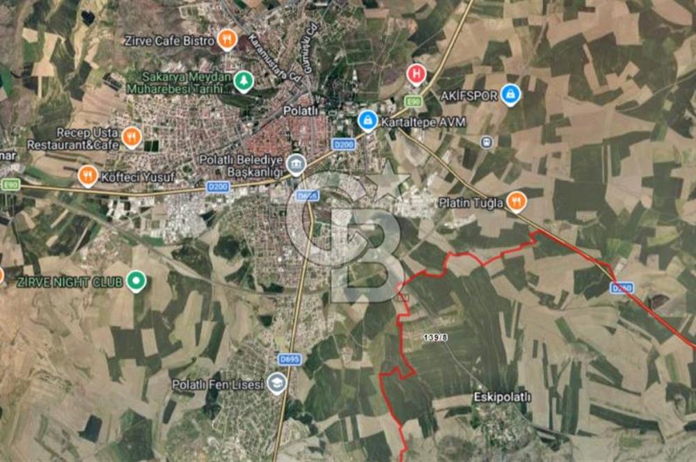 ESKİPOLATLI ŞENTEPE 1871 m² 6 KAT 0,70 EMSAL İMARLI SATILIK ARSA