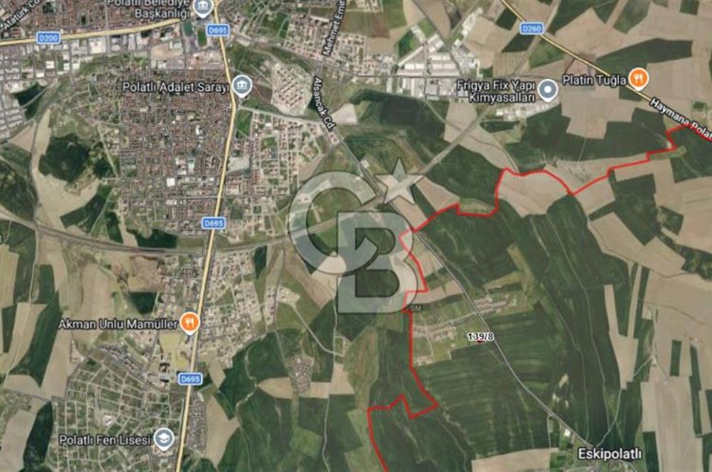 ESKİPOLATLI ŞENTEPE 1871 m² 6 KAT 0,70 EMSAL İMARLI SATILIK ARSA