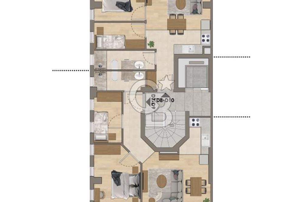 KAĞITHANE MERKEZ'DE YIL SONU TESLİM ŞEHİR MANZARALI 2+1 DAİRE