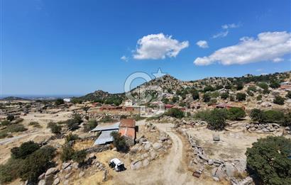 EZİNE KAYACIKTA BOZCAADA MANZARALI 1228 M2 AVLULU AĞİL NİTELİĞİNDE YAPI İZNİ ALINABİLİR FIRSAT ARAZİ