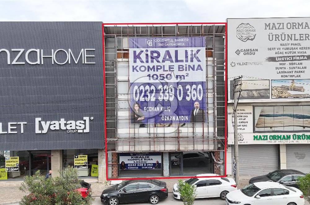 Yeşillik Caddesi 10m Cepheli Komple Kiralık Bina