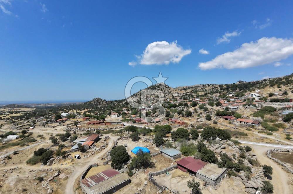 EZİNE KAYACIKTA BOZCAADA MANZARALI 1228 M2 AVLULU AĞİL NİTELİĞİNDE YAPI İZNİ ALINABİLİR FIRSAT ARAZİ
