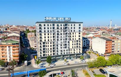 BAYRAMPAŞA BİRLİK LİFE 61.5 SATILIK 2+1 DAİRE BÜYÜK TİP ÖN CEPHE