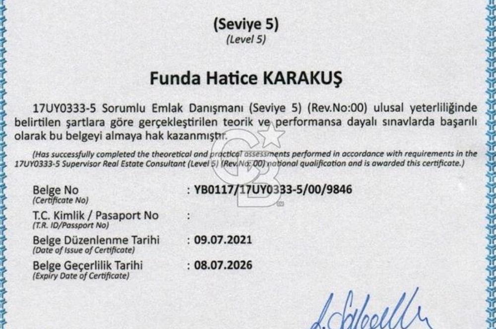 GÖKDEMİR CİTY 'DE LÜKS EŞYALI GÜVENLİKLİ MANZARALI 1+1
