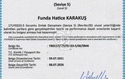 GÖKDEMİR CİTY 'DE LÜKS EŞYALI GÜVENLİKLİ MANZARALI 1+1