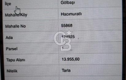 Gölbaşı Hacımuratlı'da 500 m² Yatırımlık Kooperatif Hissesi
