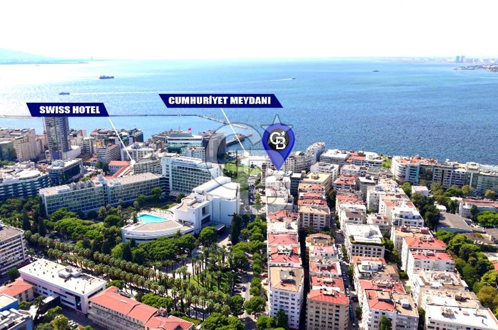 İzmir Alsancak'ta Merkezi Konumda 3+1 Geniş Daire Satılık
