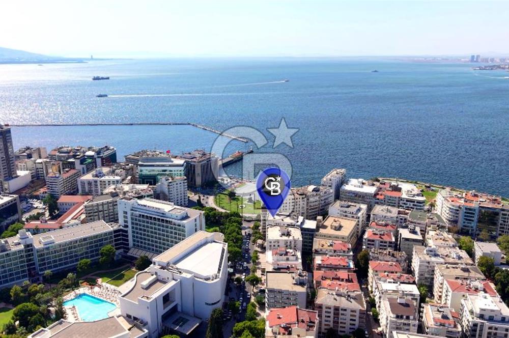 İzmir Alsancak'ta Merkezi Konumda 3+1 Geniş Daire Satılık