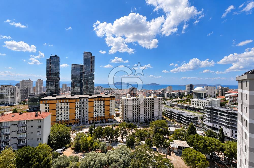 MALTEPE ESENKENT' TE ADALAR MANZARALI SİTE İÇİ SIFIR 4+1 SATILIK DAİRE