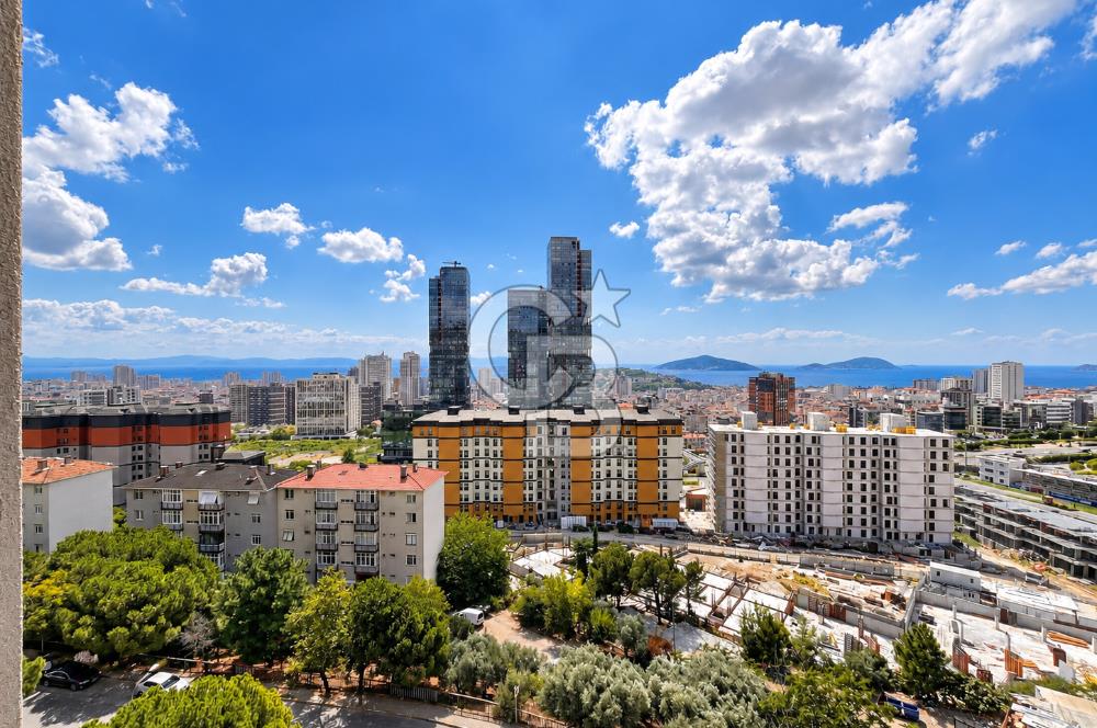 MALTEPE ESENKENT' TE ADALAR MANZARALI SİTE İÇİ SIFIR 4+1 SATILIK DAİRE