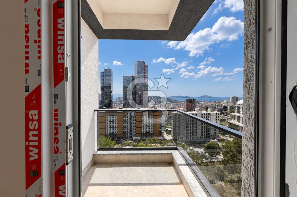 MALTEPE ESENKENT' TE ADALAR MANZARALI SİTE İÇİ SIFIR 4+1 SATILIK DAİRE