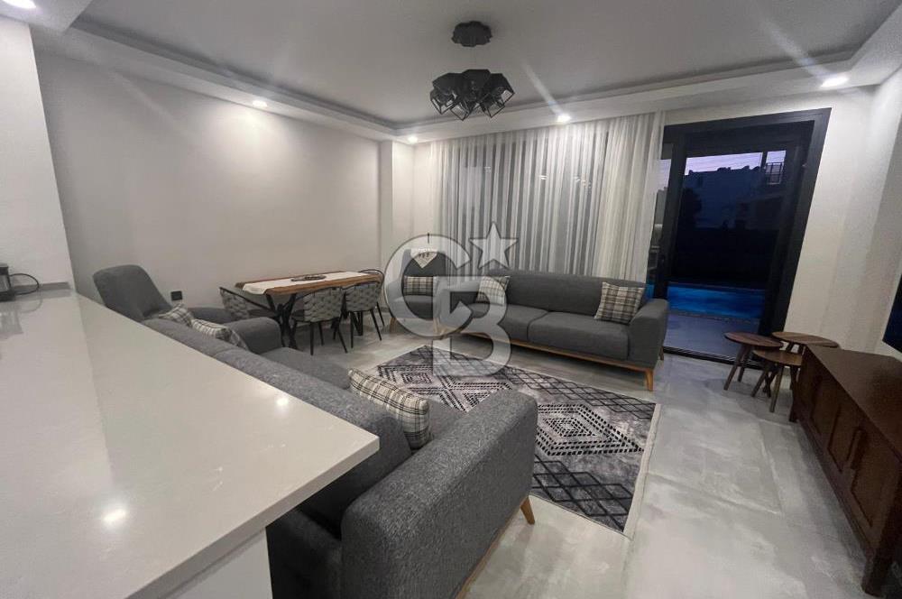 GÜMÜŞLÜK MERKEZDE EŞYALI HAVUZLU KİRALIK 3+1 VİLLA