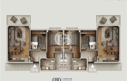 PROJEDEN SATILIK 2+1 LÜKS DAİRELER
