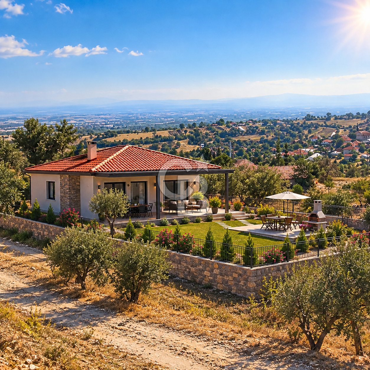Uşak Eşme'de 2071 M2 İmarlı Yola Cepheli Kupon Satılık Tarla