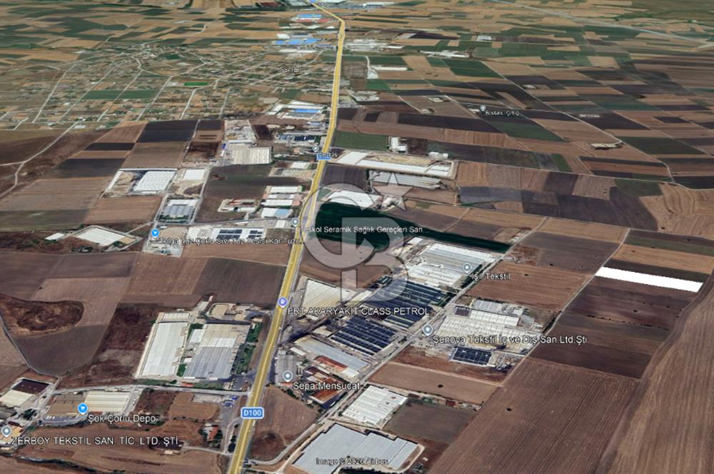 Tekirdağ Ergene Vakıflar'da OSB İmar Sınırında Satılık Tarla