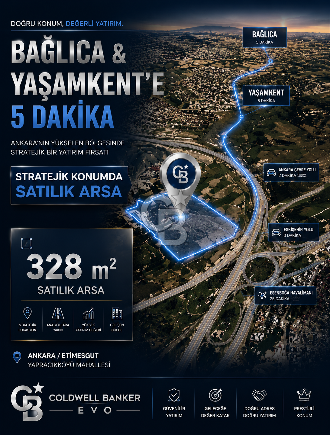 BAĞLICA YAPRACIKTA 2.30 EMSAL 2 ADET 4+1 DAİRE GETİRİLİ ARSA