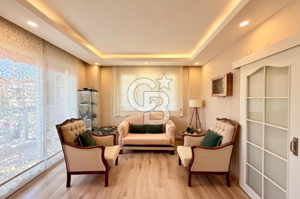 BORNOVA İNÖNÜ’DE DENİZ ve ŞEHİR MANZARALI | FULL TADİLATLI 3+1 SATILIK DAİRE 