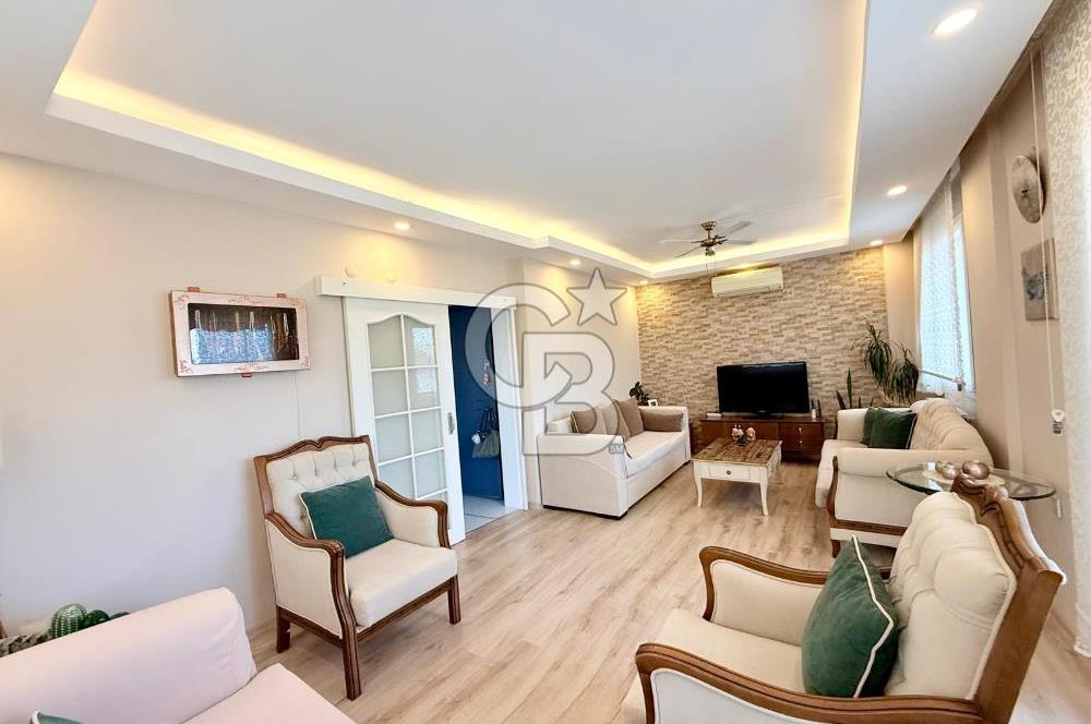 BORNOVA İNÖNÜ’DE DENİZ ve ŞEHİR MANZARALI | FULL TADİLATLI 3+1 SATILIK DAİRE 