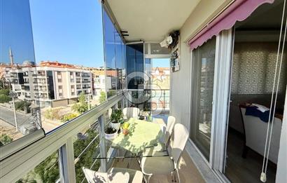 BORNOVA İNÖNÜ’DE DENİZ ve ŞEHİR MANZARALI | FULL TADİLATLI 3+1 SATILIK DAİRE 