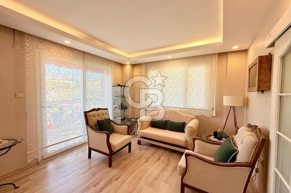 BORNOVA İNÖNÜ’DE DENİZ ve ŞEHİR MANZARALI | FULL TADİLATLI 3+1 SATILIK DAİRE 
