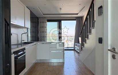 EKMAS MAVİŞEHİR'DE YÜKSEK KATTA SATILIK EŞYALI 1+1 DUBLEKS DAİRE