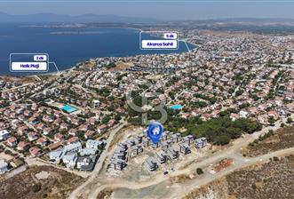 Seferihisar Akarca'da Deniz Manzaralı 4+2 Bahçe Dubleksi - 1 - 373147