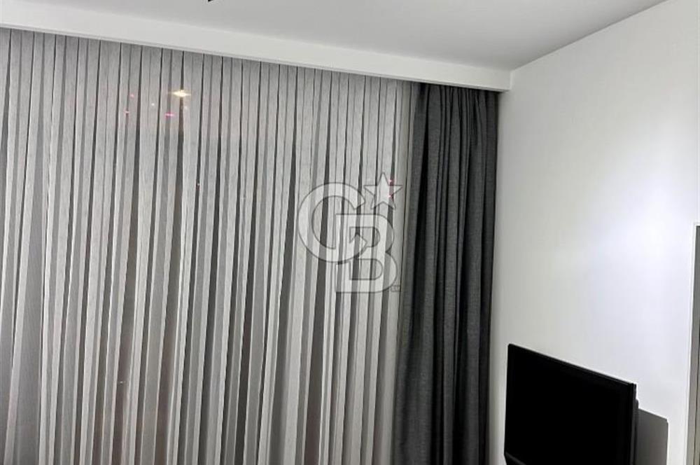 Folkart Time Sitesinde Bahçeli Eşyalı Kiralık 1+0 Stüdyo Daire