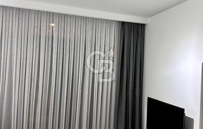 Folkart Time Sitesinde Bahçeli Eşyalı Kiralık 1+0 Stüdyo Daire