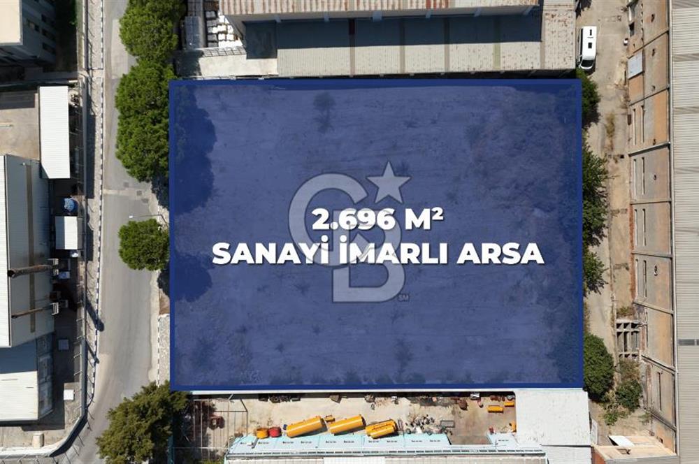 İZBAŞ İzmir Serbest Bölgede Satılık 2.696 m² Arsa