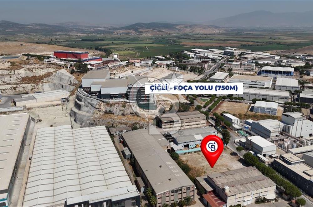 İZBAŞ İzmir Serbest Bölgede Satılık 2.696 m² Arsa