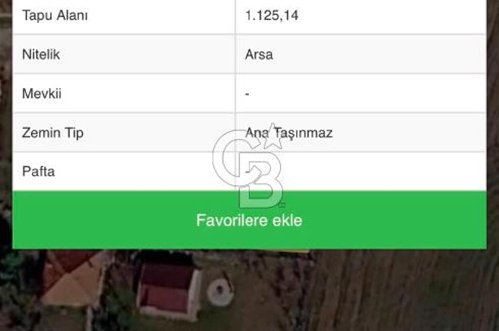 PURSAKLAR KÖSRELİKTE 1.125 M² VİLLA İMARLI, MÜSTAKİL ARSA
