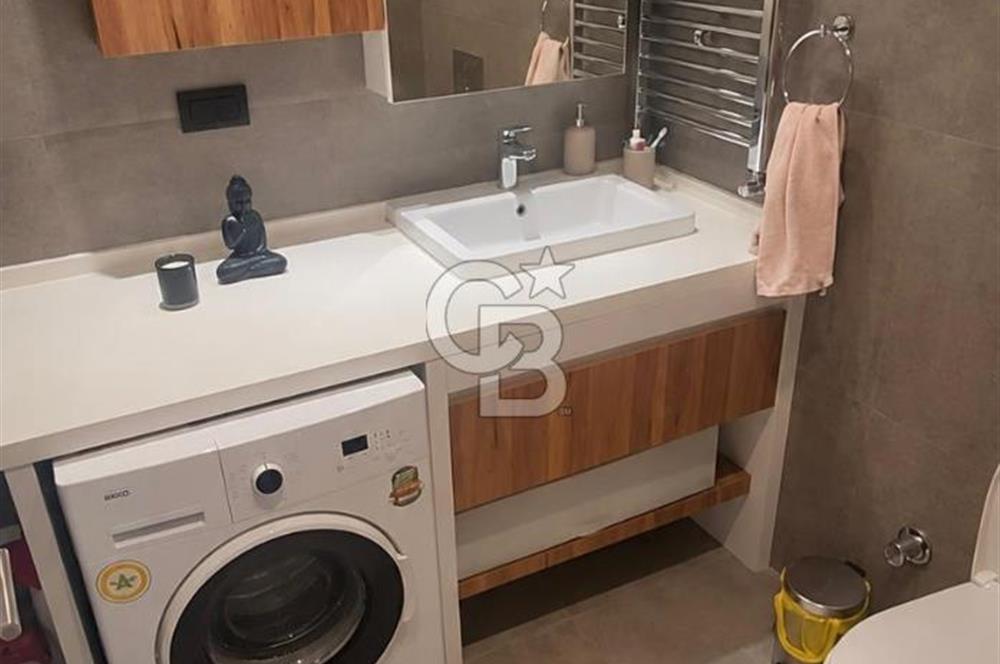 Folkart Time Sitesinde Bahçeli Eşyalı Kiralık 1+0 Stüdyo Daire