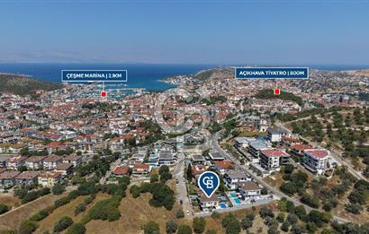 ÇEŞME MUSALLADA ÖNÜ AÇIK | 180 M² NET | GENİŞ HAVUZLU VİLLA