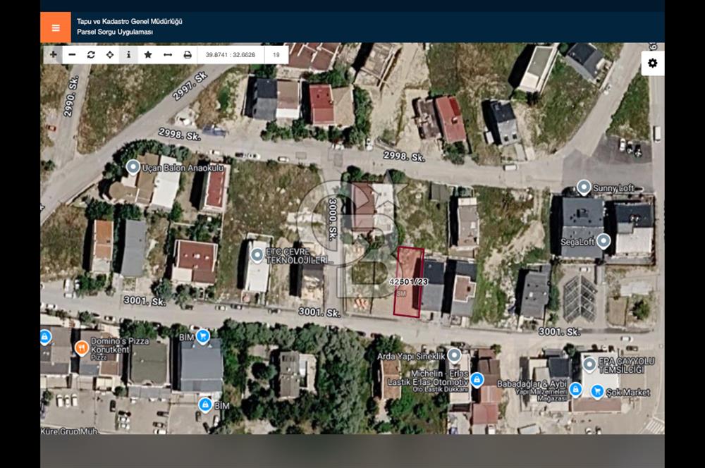 CB ERVA'DAN KONUTKENTTE 252 M2 VİLLA ARSASI KÖK VE TEK TAPU