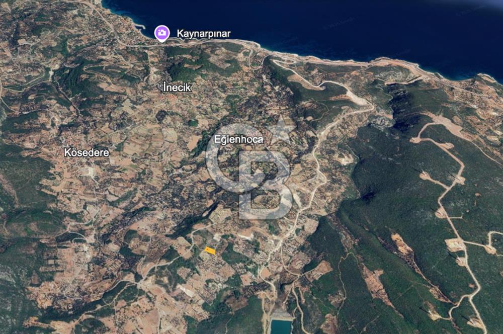 Karaburun Eğlenhoca'da Yola Cephe Göl Manzaralı Zeytinlik