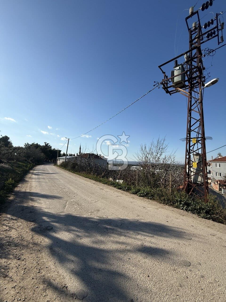 MUDANYA YAYLACIK KÖY MEYDANINDA ASFALT YOLA CEPHE