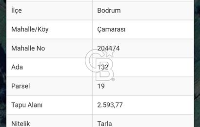  Bodrum Çamarası mevkiide yola cepheli tarala