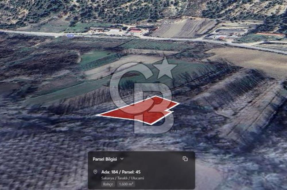 CB ENVOY TARAKLI ULUCAMİ'DE YOLA YAKIN 1600M² YATIRIMLIK BAHÇE