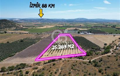 İZMİR-ÇANAKKALE KARAYOLU ÜZERİNDE SATILIK FIRSAT ARAZİ